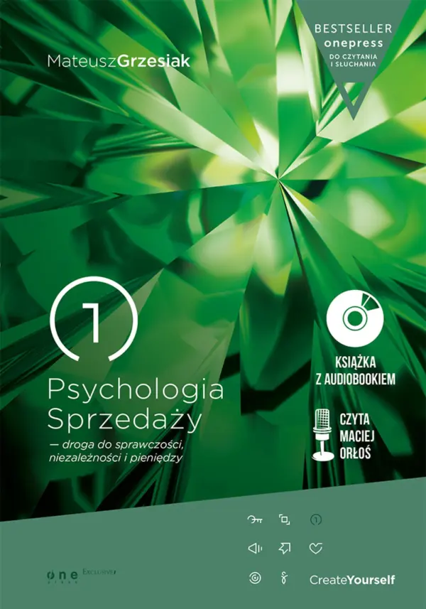 Psychologia Sprzedaży - droga do sprawczości, niezależności i pieniędzy (Wydanie ekskluzywne + Audiobook mp3) — okładka e-booka