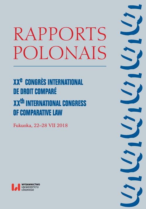 Tytuł: Rapports Polonais. XXe Congrès International de Droit Comparé
Autor: 
Wydawnictwo: Wydawnictwo Uniwersytetu Łódzkiego
Formaty: PDF