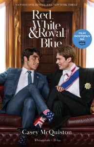 Red, White & Royal Blue (wyd. filmowe) — okładka e-booka