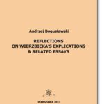 Reflections on Wierzbicka’s Explications & Related Essays — okładka e-booka