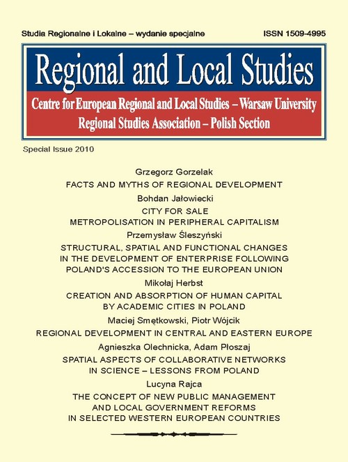 Tytuł: Regional and Local Studies, special issue 2010
Autor: 
Wydawnictwo: Scholar
Formaty: PDF