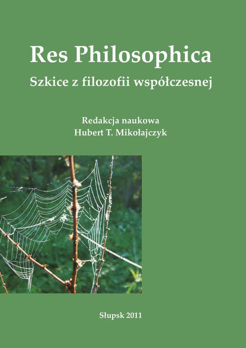 Tytuł: Res Philosophica
Autor: 
Wydawnictwo: Uniwersytet Pomorski w Słupsku
Formaty: PDF