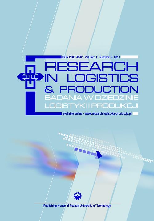 Tytuł: Research in Logistics & Production - Badania w dziedzinie logistyki i produkcji, Vol. 1, No. 2, 2011
Autor: Praca zbiorowa
Wydawnictwo: Wydawnictwo Politechniki Poznańskiej
Formaty: PDF