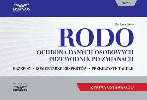RODO. Ochrona danych osobowych. — okładka e-booka