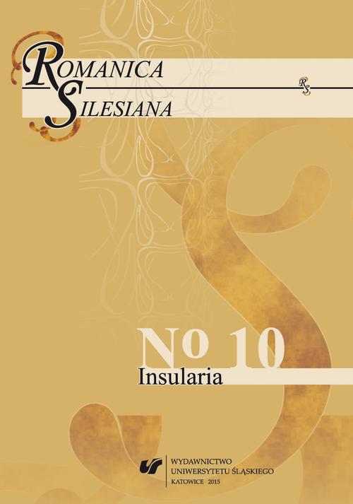 Romanica Silesiana 2015, No 10: Insularia — okładka wydania