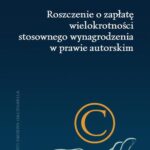 Roszczenie o zapłatę wielokrotności stosownego wynagrodzenia w prawie autorskim — okładka e-booka