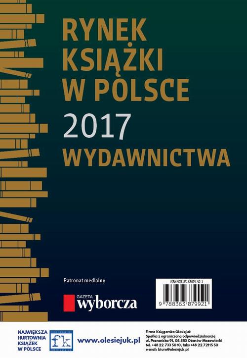 Tytuł: Rynek książki w Polsce 2017. Wydawnictwa
Autor: Praca zbiorowa
Wydawnictwo: Biblioteka Analiz
Formaty: PDF