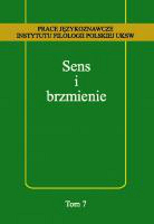 Tytuł: Sens i brzmienie
Autor: 
Wydawnictwo: Wydawnictwo Naukowe UKSW
Formaty: PDF