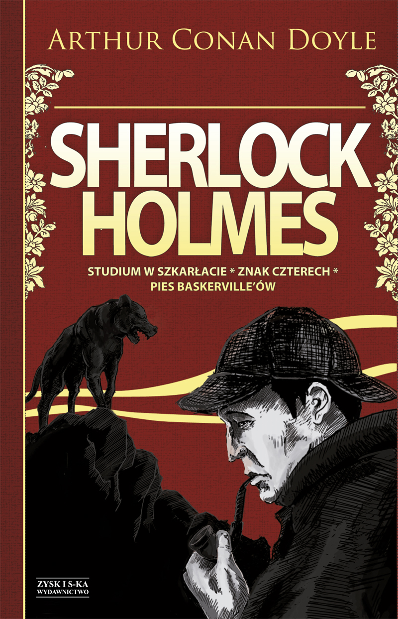 Sherlock Holmes Tom 1 — okładka e-booka