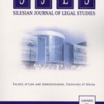 Silesian Journal of Legal Studies. Contents Vol. 1 — okładka wydania