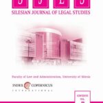 Silesian Journal of Legal Studies. Vol. 7 — okładka wydania