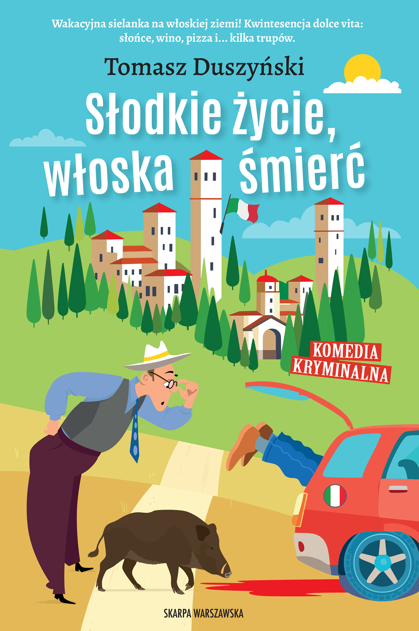 Tytuł: Słodkie życie, włoska śmierć
Autor: Tomasz Duszyński
Wydawnictwo: Skarpa Warszawska
Formaty: EPUB, MOBI