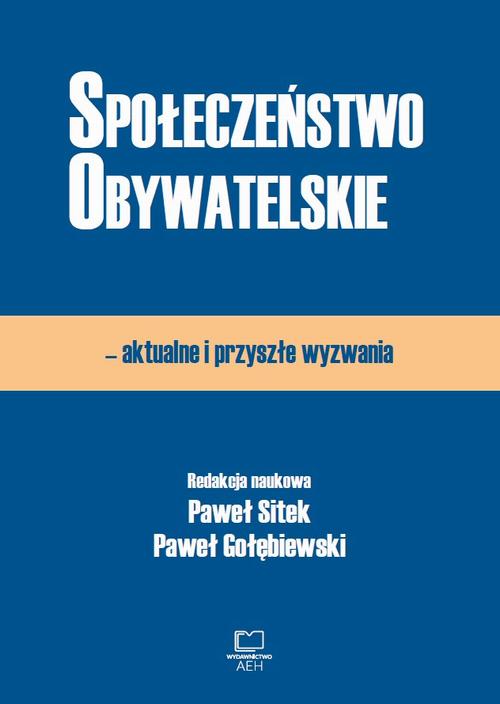 Społeczeństwo obywatelskie – aktualne i przyszłe wyzwania — okładka e-booka