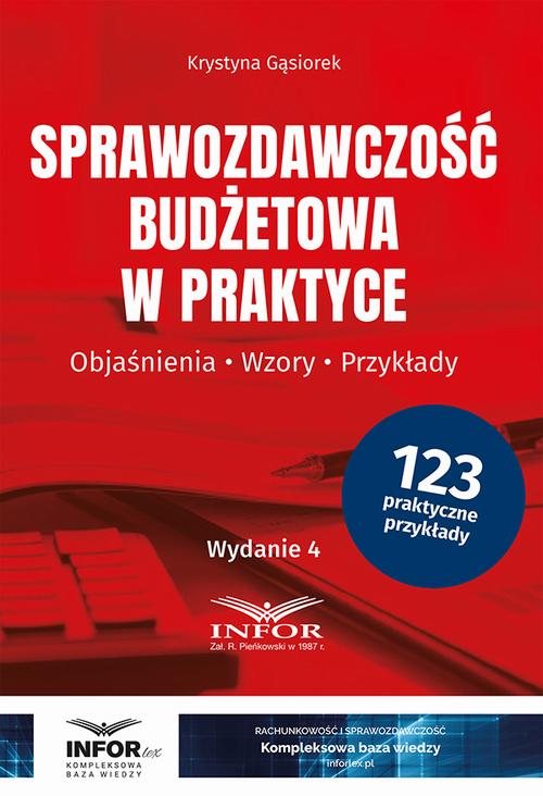 Sprawozdawczość budżetowa w praktyce — okładka e-booka