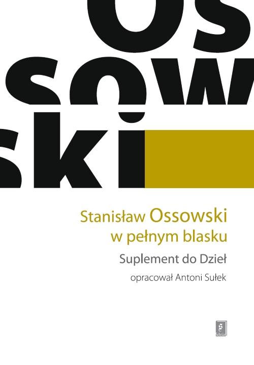 Stanisław Ossowski w pełnym blasku — okładka e-booka