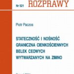 Tytuł: Stateczność i nośność graniczna cienkościennych belek ceowych wytwarzanych na zimno
Autor: Piotr Paczos
Wydawnictwo: Wydawnictwo Politechniki Poznańskiej
Formaty: PDF