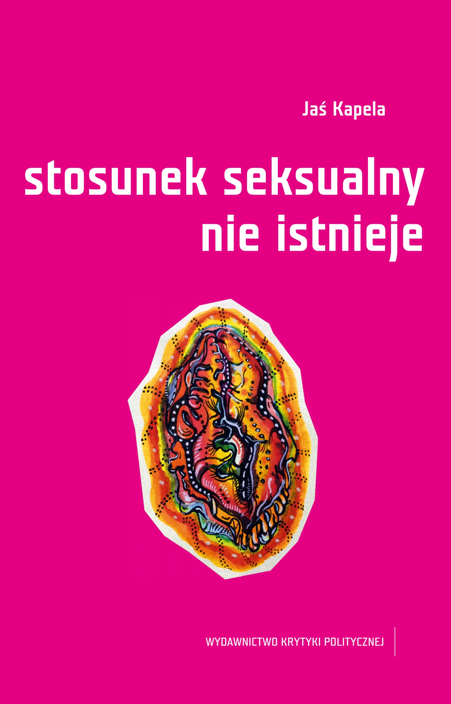 Tytuł: Stosunek seksualny nie istnieje
Autor: Jaś Kapela
Wydawnictwo: Wydawnictwo Krytyki Politycznej
Formaty: EPUB