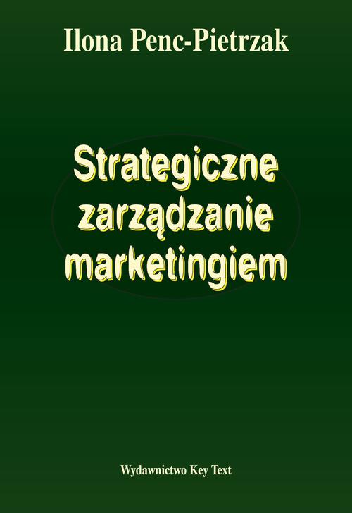 Strategiczne zarządzanie marketingiem — okładka e-booka