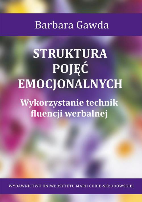 Struktura pojęć emocjonalnych — okładka e-booka