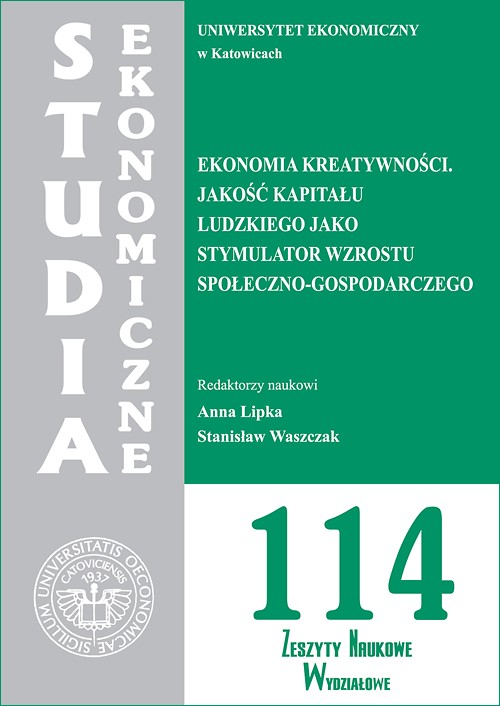 Tytuł: Studia Ekonomiczne. Ekonomia kreatywności. Jakość kapitału ludzkiego jako stymulator wzrostu społeczno-gospodarczego. SE 114
Autor:
Wydawnictwo: Wydawnictwo Uniwersytetu Ekonomicznego w Katowicach
Formaty: PDF