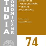 Studia Ekonomiczne. Inwestycje i nieruchomości. Wybrane zagadnienia. SE 74 — okładka e-booka