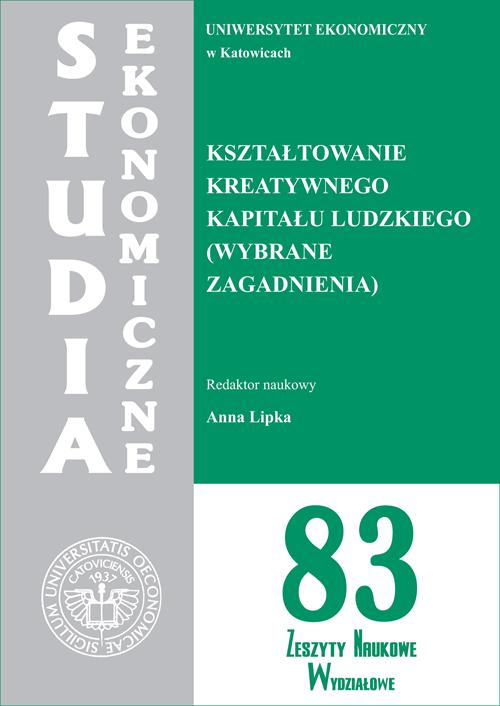 Tytuł: Studia Ekonomiczne. Kształtowanie kreatywnego kapitału ludzkiego (wybrane zagadnienia). SE 83
Autor:
Wydawnictwo: Wydawnictwo Uniwersytetu Ekonomicznego w Katowicach
Formaty: PDF