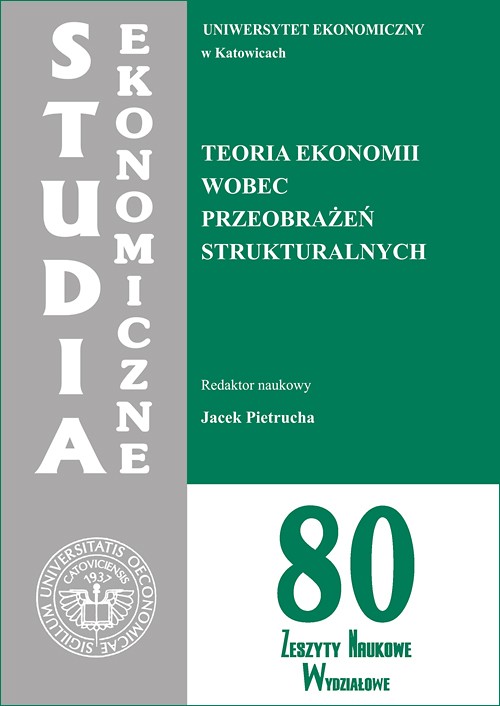 Tytuł: Studia Ekonomiczne. Teoria ekonomii wobec przeobrażeń strukturalnych. SE 80
Autor: 
Wydawnictwo: Wydawnictwo Uniwersytetu Ekonomicznego w Katowicach
Formaty: PDF