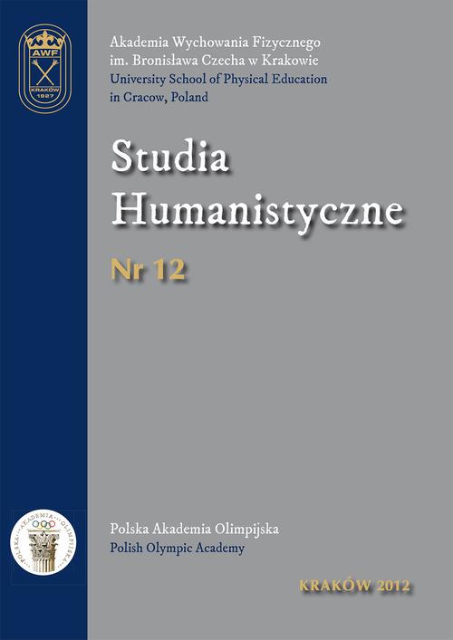 Tytuł: Studia Humanistyczne 12-2012
Autor: Praca zbiorowa
Wydawnictwo: Akademia Kultury Fizycznej
Formaty: PDF