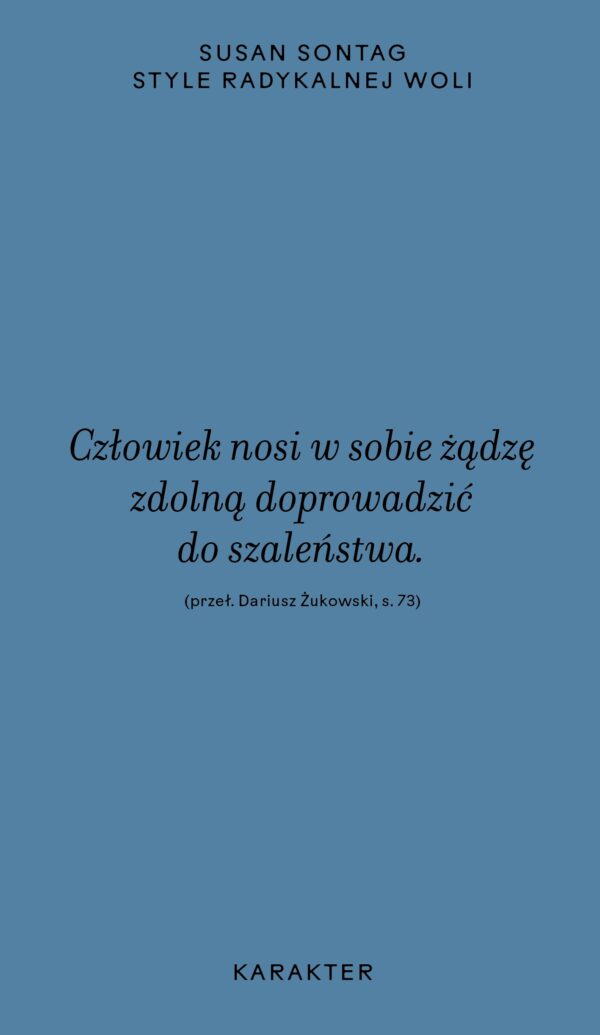 Style radykalnej woli — okładka e-booka