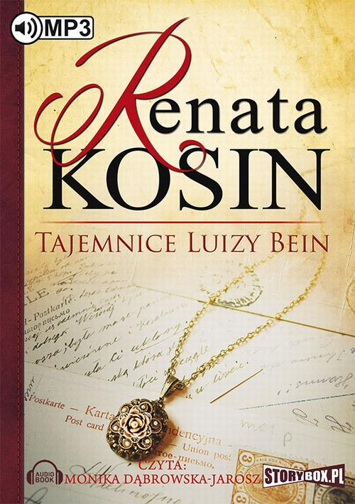 Tytuł: Tajemnice Luizy Bein
Autor: Renata Kosin
Wydawnictwo: Storybox
Formaty: MP3