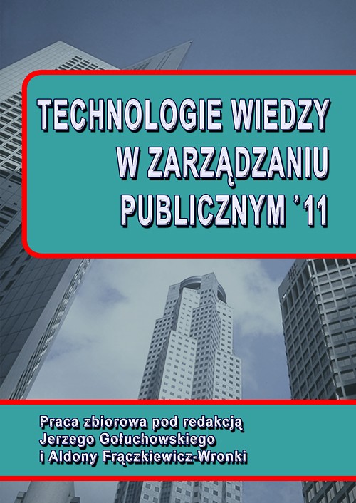 Tytuł: Technologie wiedzy w zarządzaniu publicznym ’11
Autor: 
Wydawnictwo: Wydawnictwo Uniwersytetu Ekonomicznego w Katowicach
Formaty: PDF