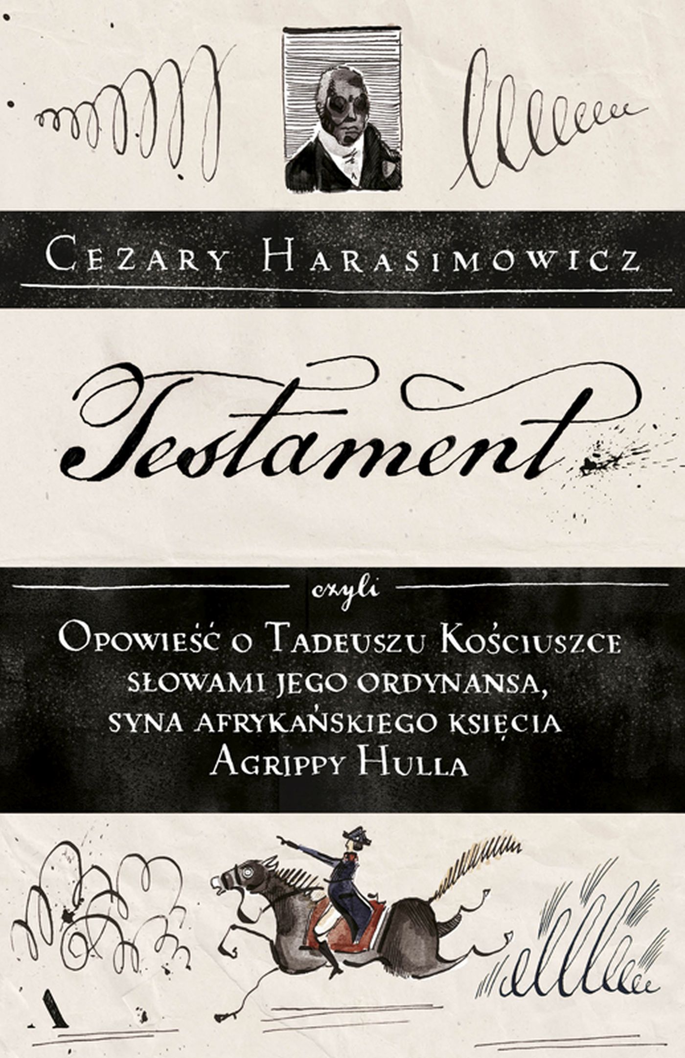 Tytuł: Testament, czyli opowieść o Tadeuszu Kościuszce słowami jego ordynansa, syna afrykańskiego księcia Agrippy Hulla
Autor: Cezary Harasimowicz
Wydawnictwo: Wydawnictwo Agora
Formaty: EPUB, MOBI