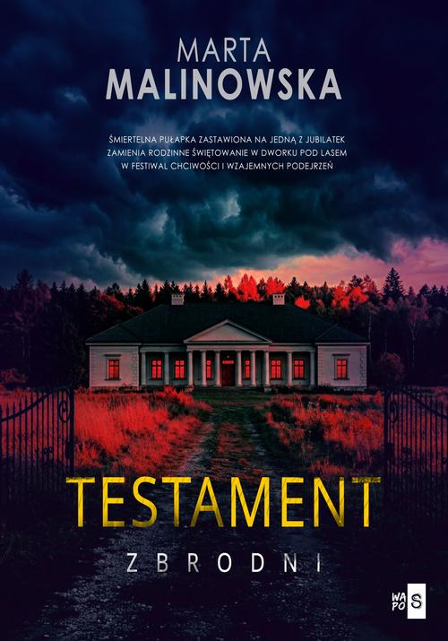 Testament zbrodni — okładka e-booka