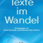Tytuł: Texte im Wandel
Autor: 
Wydawnictwo: Wydawnictwo Uniwersytetu Łódzkiego
Formaty: PDF
