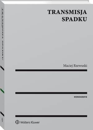 Transmisja spadku — okładka e-booka