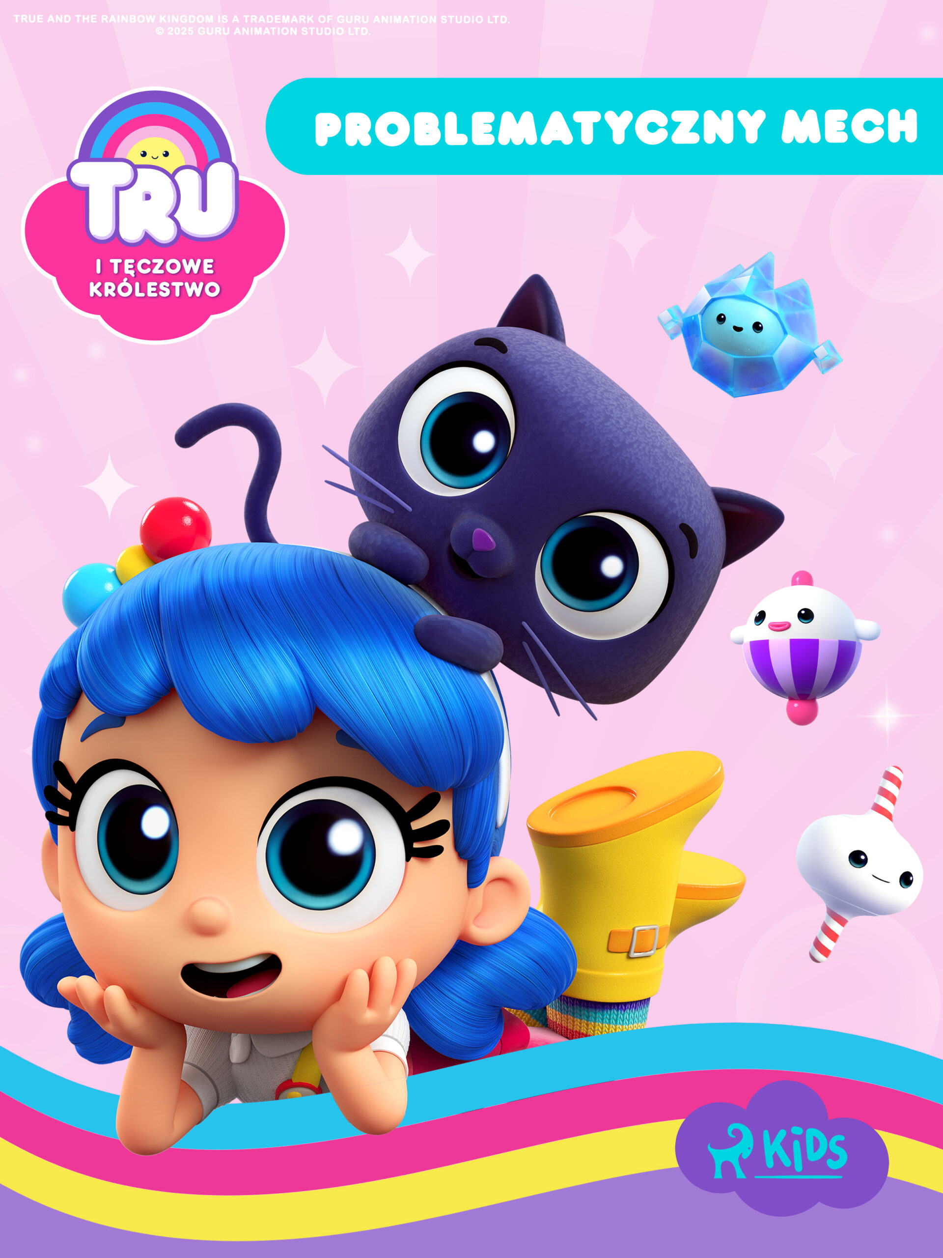 Tytuł: Tru i Tęczowe Królestwo: Problematyczny mech
Autor: Guru Studio
Wydawnictwo: Saga Kids
Formaty: EPUB, MOBI