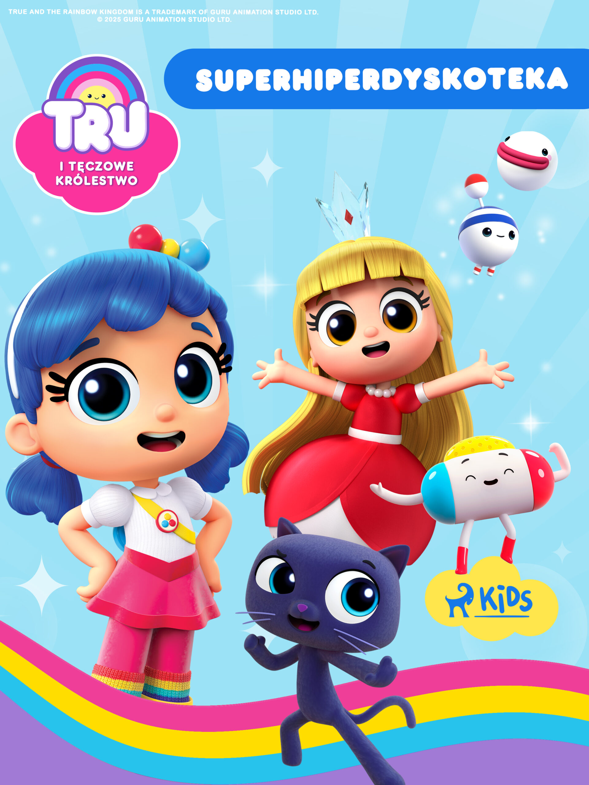 Tytuł: Tru i Tęczowe Królestwo: Superhiperdyskoteka
Autor: Guru Studio
Wydawnictwo: Saga Kids
Formaty: EPUB, MOBI