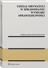 Udział obywateli w sprawowaniu wymiaru sprawiedliwości — okładka e-booka