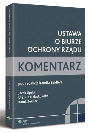 Ustawa o Biurze Ochrony Rządu. Komentarz — okładka e-booka