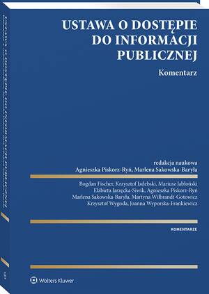 Ustawa o dostępie do informacji publicznej. Komentarz — okładka e-booka