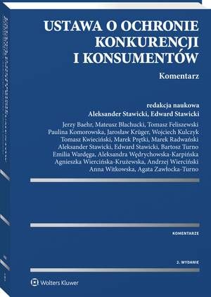 Ustawa o ochronie konkurencji i konsumentów. Komentarz — okładka e-booka