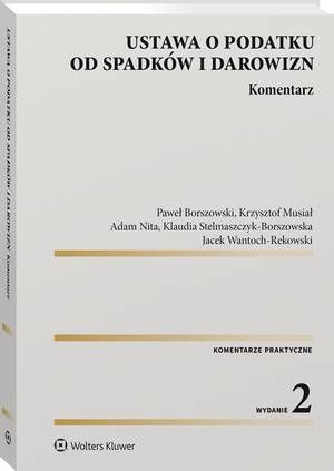 Ustawa o podatku od spadków i darowizn. Komentarz — okładka e-booka