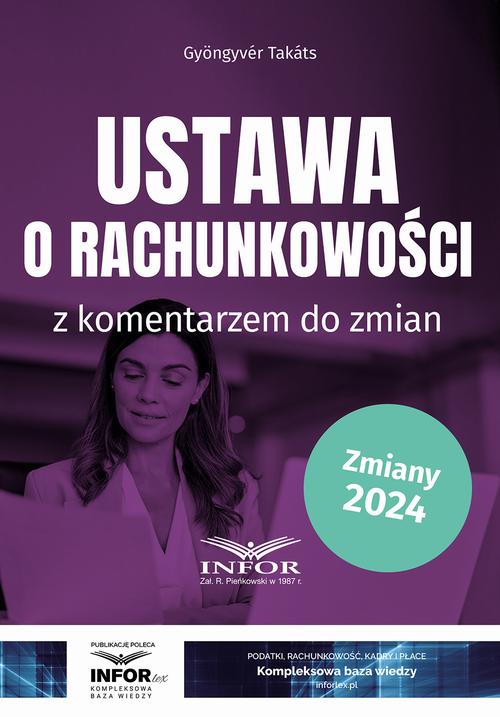 Ustawa o rachunkowości z komentarzem do zmian — okładka e-booka