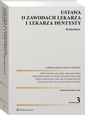 Ustawa o zawodach lekarza i lekarza dentysty. Komentarz — okładka e-booka