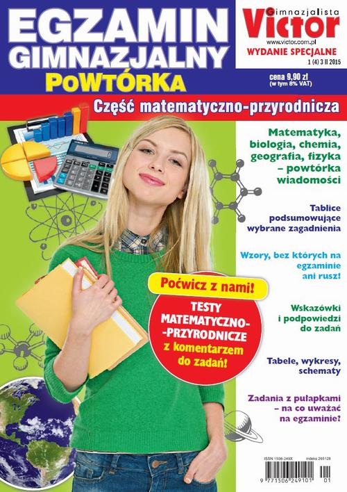 Victor Gimnazjalista 1/2015 — okładka wydania