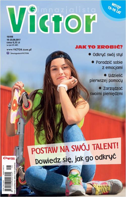 Tytuł: Victor Gimnazjalista 16/2017
Autor: 
Wydawnictwo: Cogito
Formaty: PDF