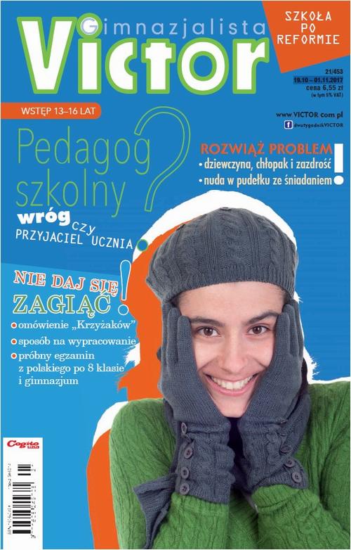 Tytuł: Victor Gimnazjalista 21/2017
Autor: 
Wydawnictwo: Cogito
Formaty: PDF