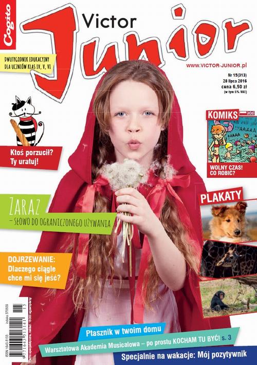 Tytuł: Victor Junior 15/2016
Autor: 
Wydawnictwo: Cogito
Formaty: PDF