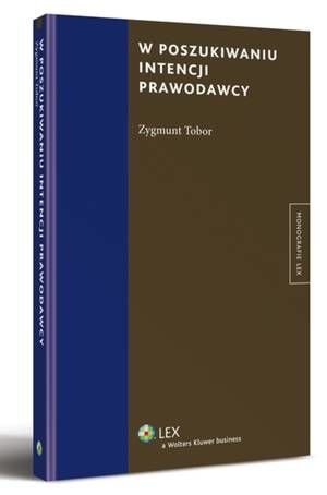 W poszukiwaniu intencji prawodawcy — okładka e-booka