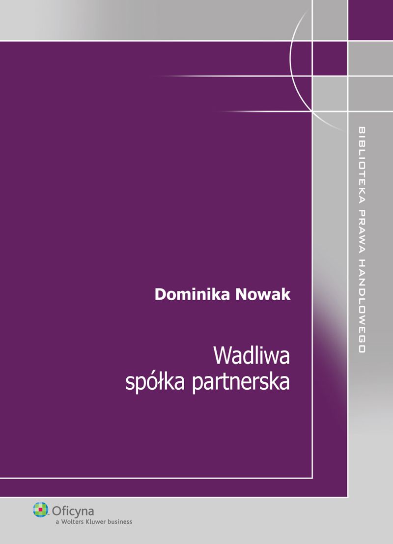 Wadliwa spółka partnerska — okładka e-booka